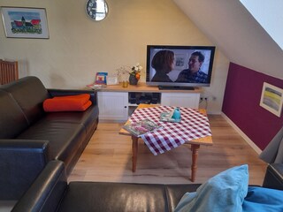 Wohnküche mit Fernsehecke