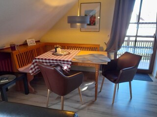 Wohnküche mit Essecke