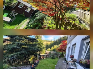 Eingezäunter Garten