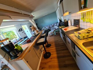 Küche/Wohnbereich