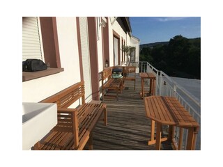 Moselblick Balkon