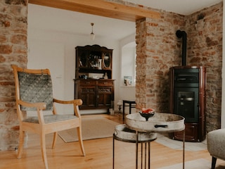 Wohnzimmer mit Pelletofen