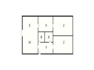 Appartamento Rudkøbing Pianta del piano 44