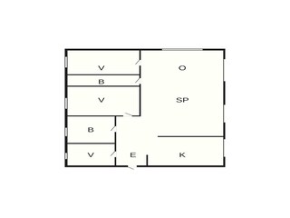 Casa de vacaciones Bogense Plano de planta 12
