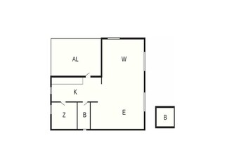 Vakantiehuis Järvsö Grondplan 4