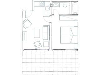 Appartamento Costa Calma Pianta del piano 30