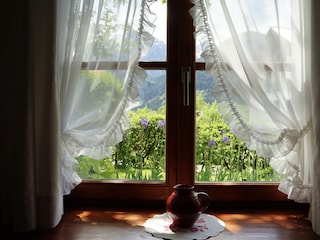 Aus dem Fenster