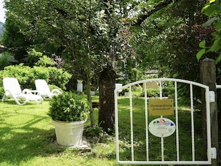 Im Garten der Ferienwohnung