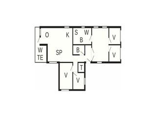 Maison de vacances Brenderup Plan d'étage 52