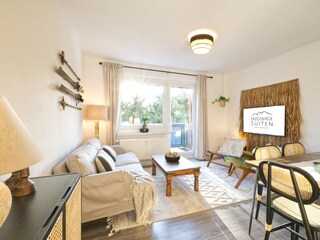 Wohnzimmer im Boho-Style