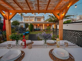 Versatile outdoor spaces with BBQ area, terrace, pool