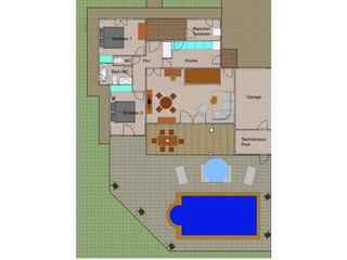 Casa per le vacanze Armissan Pianta del piano 37