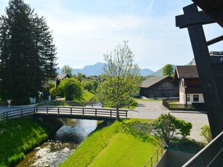 Blick zu den Bergen