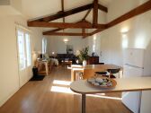 Living room with kitchen