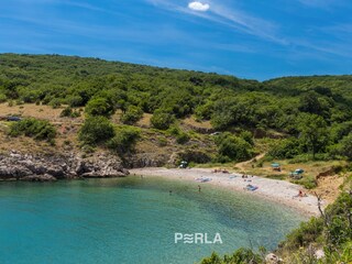 Der Strand, kristallklares Meer