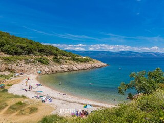 Der Strand, kristallklares Meer