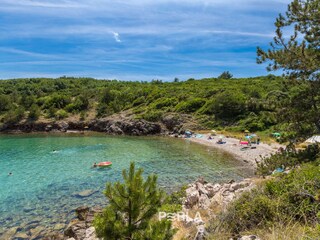 Der Strand, kristallklares Meer