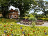 Landhaus im Sommer