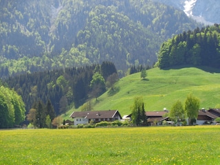 Blick auf unsere Gegend