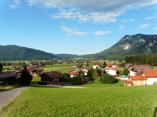 Blick auf unsere Gegend