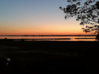Abendstimmung von der Terrasse