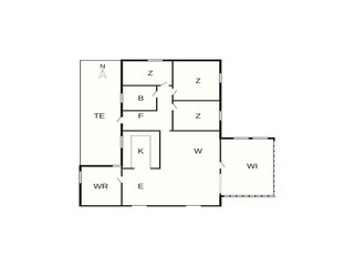 Ferienhaus Nørre Nebel Grundriss 44