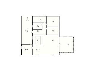 Holiday house Nørre Nebel Floor Plan 43