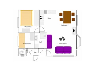 Casa per le vacanze Breskens Pianta del piano 41