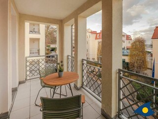 Balkon mit Meerblick