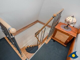 Treppe zum Schlafzimmer