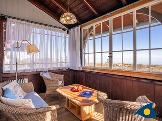 Loggia mit direktem Meerblick