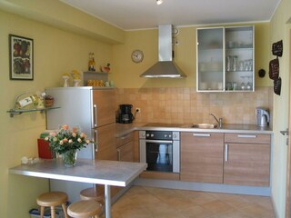 Chardonnay - Küchenzeile im Wohnbereich