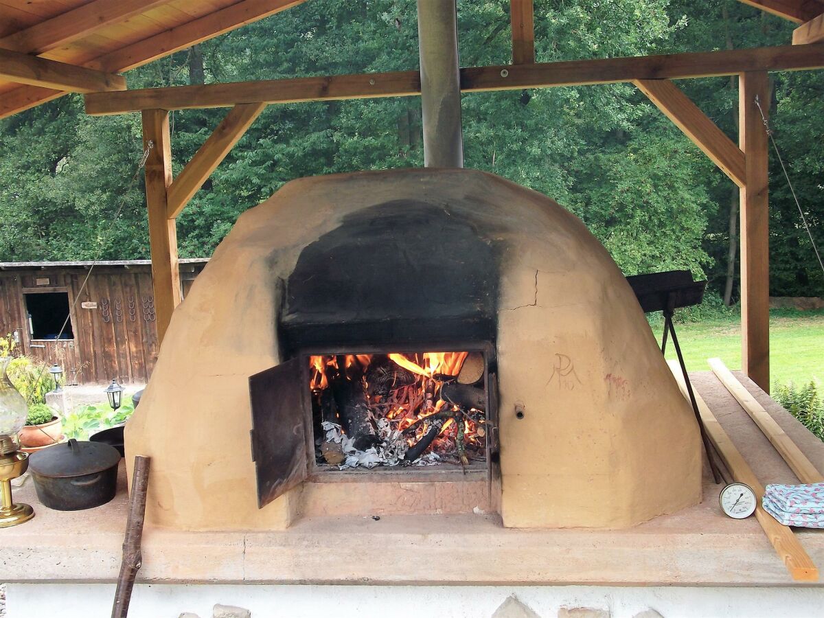 unser Holzbackofen