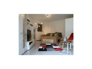 Blick in Wohn-Schlafraum