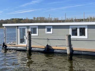 Huisboot Lübeck-Schlutup Buitenaudio-opname 2