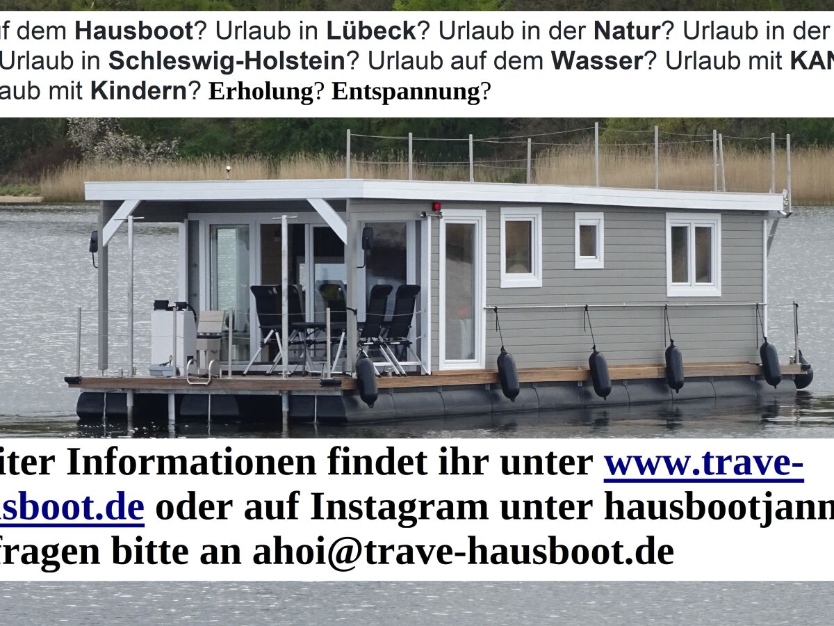 Hausboot Lübeck-Schlutup Außenaufnahme 1