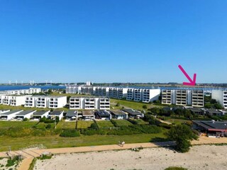 Apartmenthaus direkt in erster Reihe zum Strand