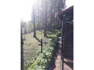 Eingezäunter Garten