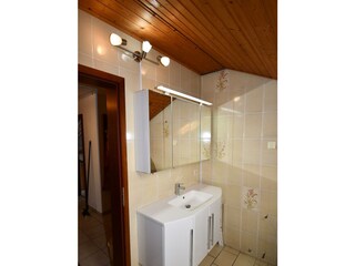 Ferienwohnung Teilansicht Bad