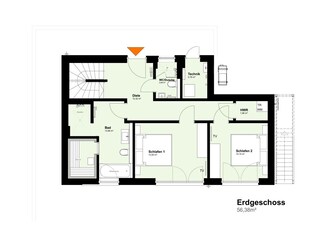 Casa de vacaciones Diemelsee Plano de planta 49