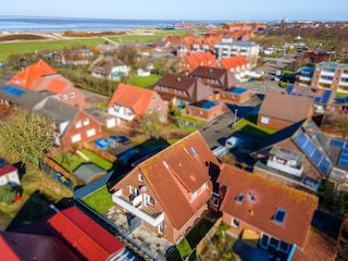 Lage des Hauses unweit vom Sandstrand