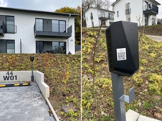 Eigener Stellplatz mit E Ladesäule - einfach tanken