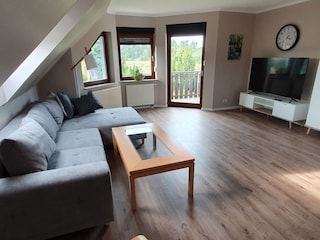 Wohnzimmer Weitwinkelansicht