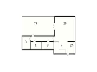 Casa per le vacanze Bjerge Strand Pianta del piano 56