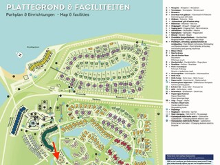 Plan of the holiday park