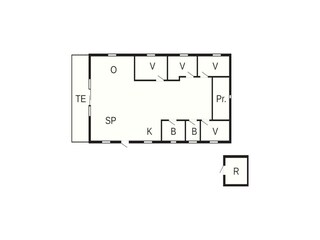 Casa per le vacanze Vellerup Pianta del piano 45