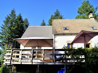 Casa de vacaciones Laval-sur-Luzège Grabación al aire libre 6