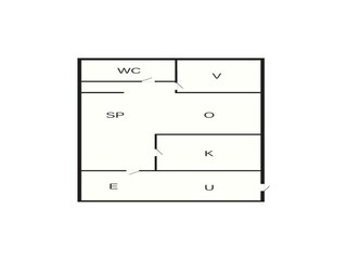 Vakantiehuis Löttorp Grondplan 15