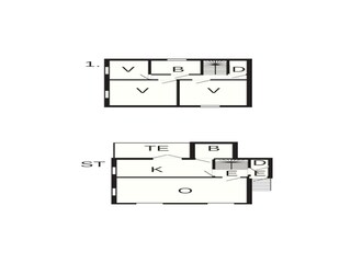 Vakantiehuis Flatraket Grondplan 38