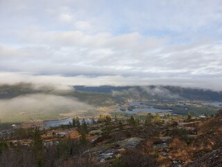 Blick von der Terrasse Richtung Vrådal